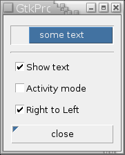 gtk_progress_bar_demo screenshot